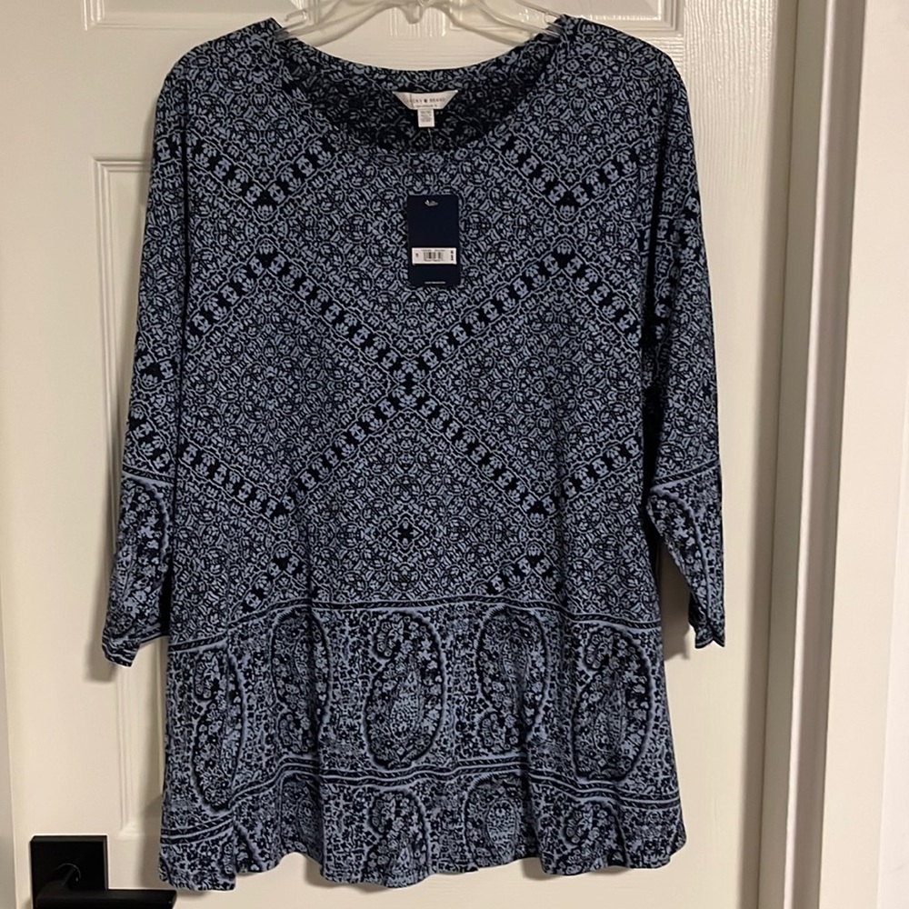 Lucky Brand women’s size Xl new with tags top nwt